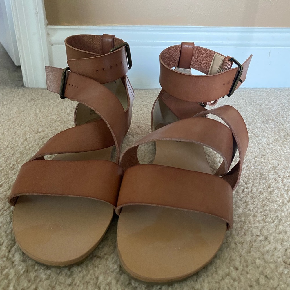Tan sandals